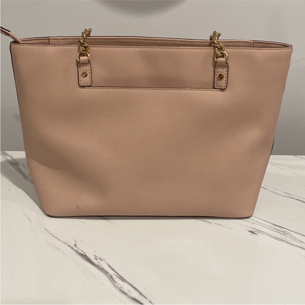 Michael Kors Pink and Gold Tote Bag Spacious and Minimalist - Picture 4 of 6